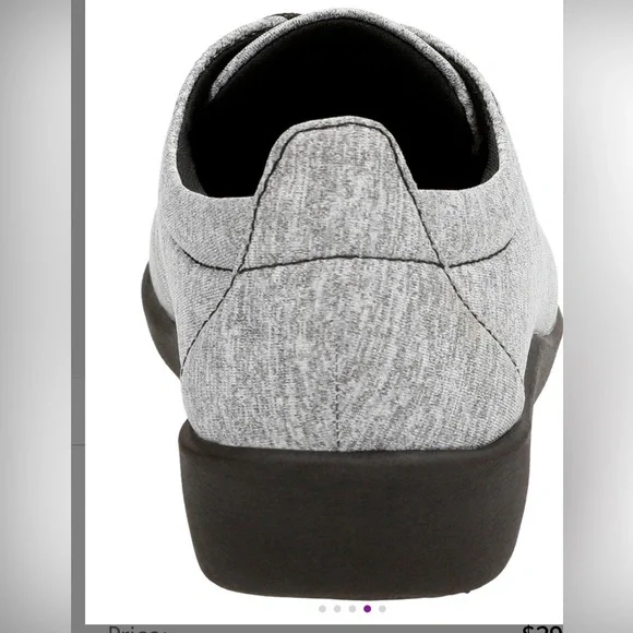 Clarks Gray Heathered Sillian Tino Sneaker - Picture 6 of 10